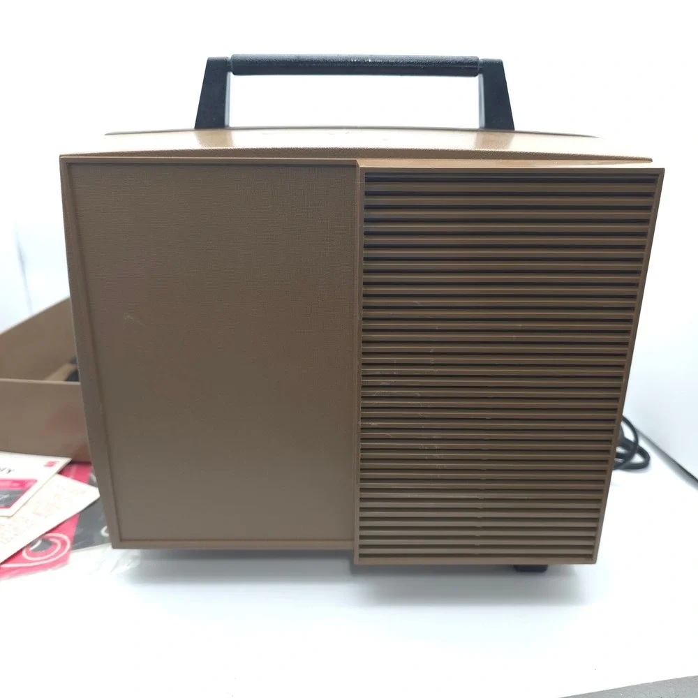 GAF 2388 Movie Projector Dual 8mm Super 8 Vintage Brown Automatic Load 1970 Tech